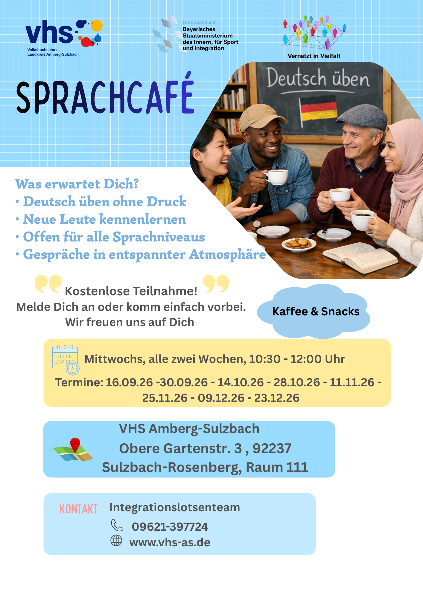 Öffnet die Seite 'Sprachcafé Herbst/Winter'